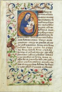 Saint Louis University Libraries, Special Collections, MS 04 - Folio E, Verso