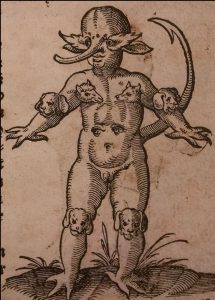 An example of the delightful oddities of woodcuts, as demonstrated by a sixteenth-century German midwives' manual (Book shown: RG 91 .R84 1588 4to)