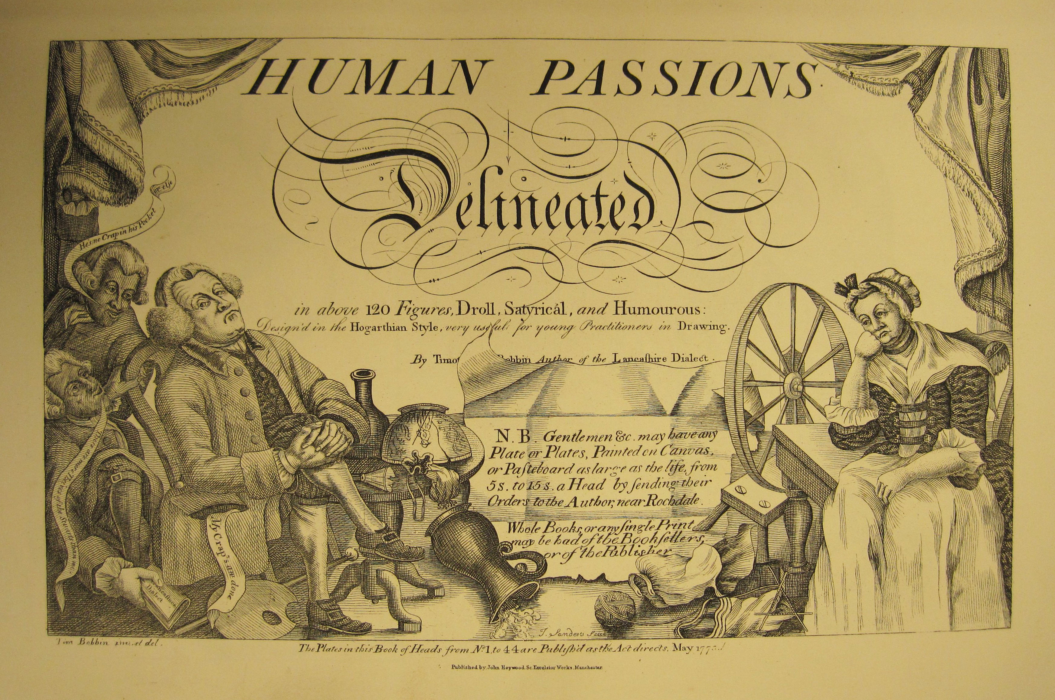 An Artist’s Catalog: Collier’s Human Passions Delineated