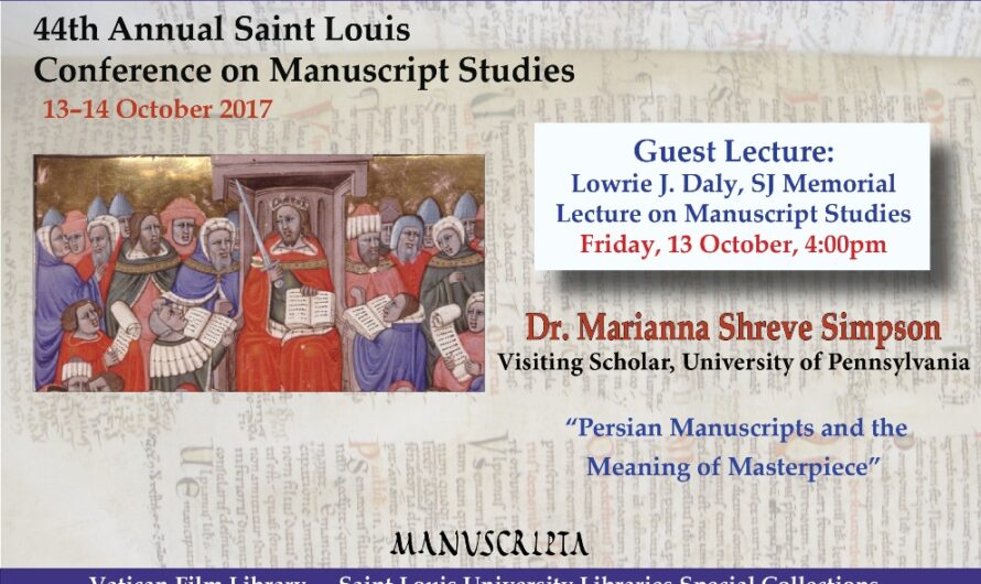 44th Saint Louis Conference on Manuscript Studies